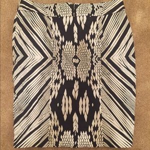 Calvin Klein abstract skirt